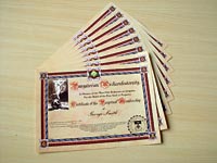 finishted certificates